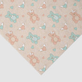 Papier Mousseline Mariage-nounours (Détail)