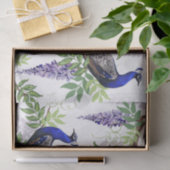 Papier Mousseline Mariage Peacock 10'x15" (Cadeau)