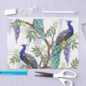 Papier Mousseline Mariage Peacock 10'x15" (Artisanat)