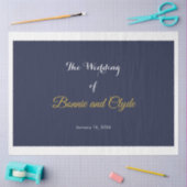 Papier Mousseline Mariage romantique personnalisé 20" x 30" (Artisanat)