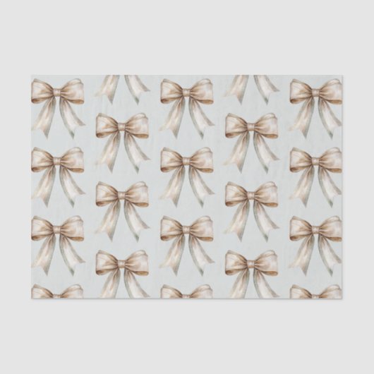 Papier Mousseline Mariage Romantique Rustique Vert Blanc Ruban Doré (Recto)