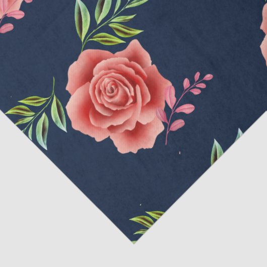 Papier Mousseline Mariage rose (Détail)