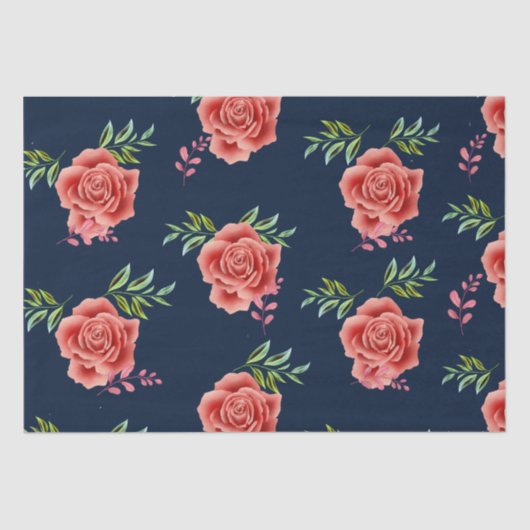 Papier Mousseline Mariage rose (Recto)