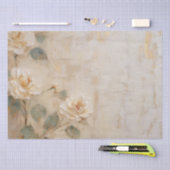 Papier Mousseline Mariage Rose Cream Peach (Artisanat)