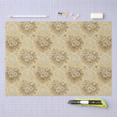 Papier Mousseline Mariage traditionnel de fleurs, perles et dentelle (Artisanat)