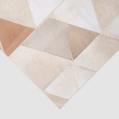 Papier Mousseline Mariage triangles de crème de plage (Détail)