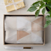 Papier Mousseline Mariage triangles de crème de plage (Cadeau)