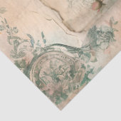 Papier Mousseline Marie Antoinette Floral Ephémère Française Découpa (Détail)