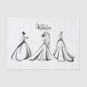 Papier Mousseline Mariée (Recto)