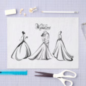 Papier Mousseline Mariée (Artisanat)