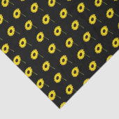 Papier Mousseline Mariée d'automne Sunflower Party Mariage Tissu pap (Détail)