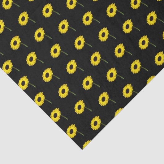 Papier Mousseline Mariée d'automne Sunflower Party Mariage Tissu pap (Détail)