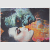 Papier Mousseline Mariée de Frankenstein à la Saint Valentin (Recto)