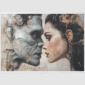 Papier Mousseline Mariée de la Saint-Valentin de Frankenstein  (Recto)