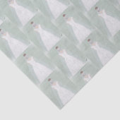 Papier Mousseline Mariée en robe mariage (Détail)