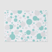 Papier Mousseline Mariée Fête de douche de mariage en bleu sarcelle  (Recto)