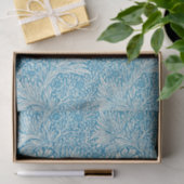 Papier Mousseline Marigold Blue White Motif de William Morris (Cadeau)
