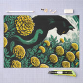 Papier Mousseline Marigold de Chat Noir Art Chats Noirs (Artisanat)