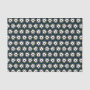 Papier Mousseline Marine américaine   Emblème de la marine