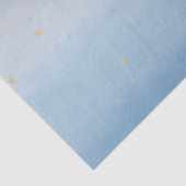 Papier Mousseline Marine Blue Gold Stars Sky Aquarelle (Détail)