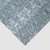 Papier Mousseline Marine Blue White Rabbit William Morris (Détail)