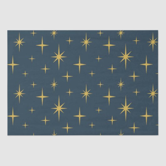 Papier Mousseline Marine de Starburst atomique, moutarde (Recto)