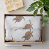 Papier Mousseline Marine Life Series Design 14 Tissu Paper (Cadeau)