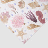 Papier Mousseline Marine Life Series Design 15 Tissu Paper (Détail)