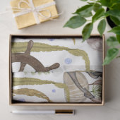 Papier Mousseline Marine Life Series Design 24 Tissu Paper (Cadeau)