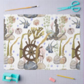 Papier Mousseline Marine Life Series Design 24 Tissu Paper (Artisanat)