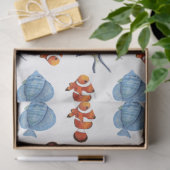Papier Mousseline Marine Life Series Design 4 Tissu Papier (Cadeau)