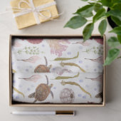 Papier Mousseline Marine Life Series Design 9 Tissus papier (Cadeau)