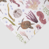 Papier Mousseline Marine Life Series Design 9 Tissus papier (Détail)