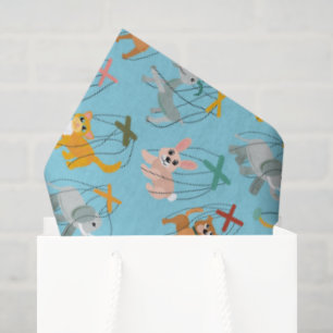 Papier Mousseline Marionnettes marionnettes animal mignet Motif mari