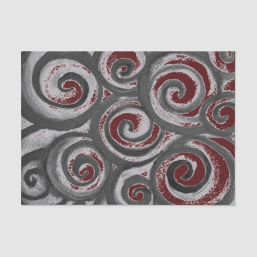 Papier Mousseline Maroon Abstrait gris brun (Recto)