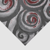 Papier Mousseline Maroon Abstrait gris brun (Détail)