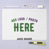 PAPIER MOUSSELINE MARQUE BLANCHE MODERNE ET PERSONNALISABLE VÉRIFIÉE (Artisanat)