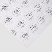 Papier Mousseline Marque de logo personnalisée de l'entreprise (Détail)