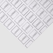 Papier Mousseline Marque de logo professionnel Élégant simple (Détail)