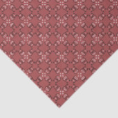 Papier Mousseline Marque Rouge Occidentale Inspiré Bold Retro Cowboy (Détail)