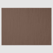 Papier Mousseline Marron Chocolat Moderne Uni (Recto)