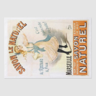 Papier Mousseline Marseille Savon Vintage Et French Girl Découpage