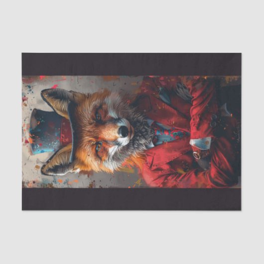 Papier Mousseline Marshall le Fox (Recto)