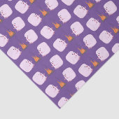 Papier Mousseline Marshmallows mignons roses par dessin animé sur le (Détail)