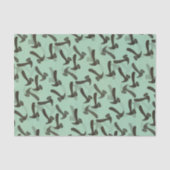 Papier Mousseline Marteau Mancave Vert (Recto)