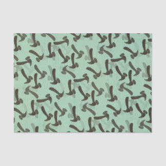 Papier Mousseline Marteau Mancave Vert
