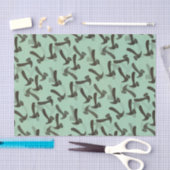 Papier Mousseline Marteau Mancave Vert (Artisanat)