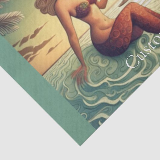 Papier Mousseline Martini Classy Mermaid Thunder_Cove (Détail)