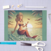 Papier Mousseline Martini Classy Mermaid Thunder_Cove (Artisanat)