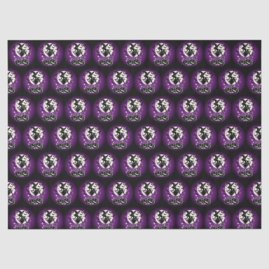 Papier Mousseline Martini de la Sorcière Violette (Recto)